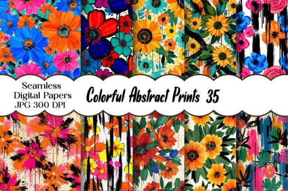 Download Seamless Colorful Abstract Prints - Prints Collection