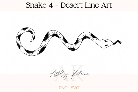 Download Snake 4 -Western Desert Line Art - Art Collection