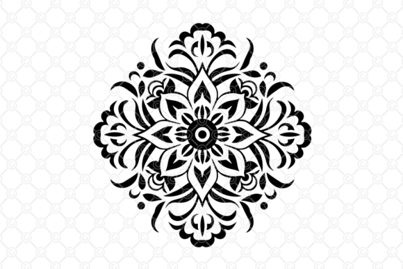 Download Indian Rangoli SVG, Decorative Art, 084 - Art Collection