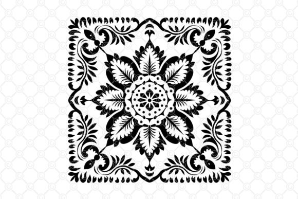 Download Indian Rangoli SVG, Decorative Art, 006 - Art Collection