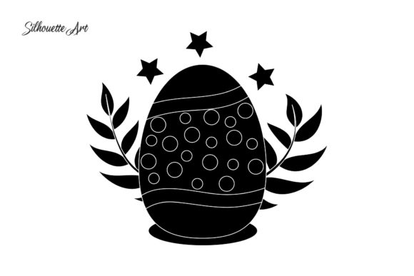 Download Easter Decorative Egg Silhouette Art - Art Collection