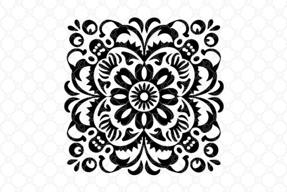 Download Indian Rangoli SVG, Decorative Art, 095 - Art Collection