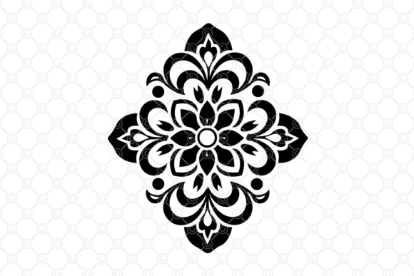 Download Indian Rangoli SVG, Decorative Art, 075 - Art Collection
