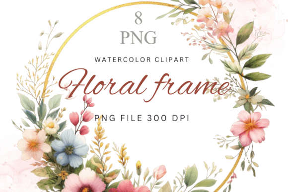 Download Floral Frame, Floral Wreath Clipart - Art Collection