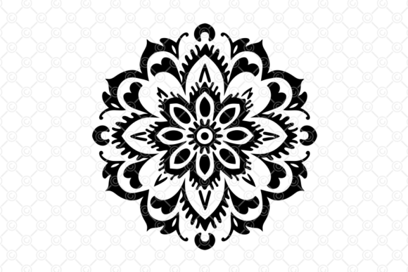 Download Indian Rangoli SVG, Decorative Art, 093 - Art Collection