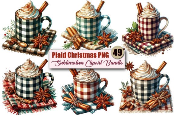 Download Black &amp; White Plaid Christmas Clipart - Art Collection