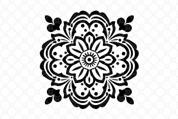 Download Indian Rangoli SVG, Decorative Art, 032 - Art Collection