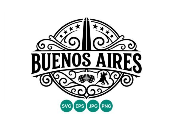 Download Buenos Aires Decorative Vector Art with - Art Collection