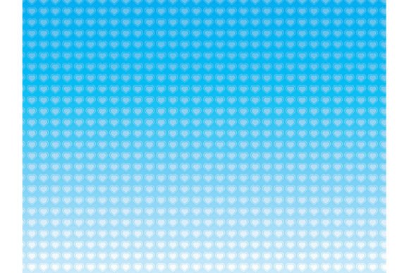 Download Blue Background with Hearts - Art Collection