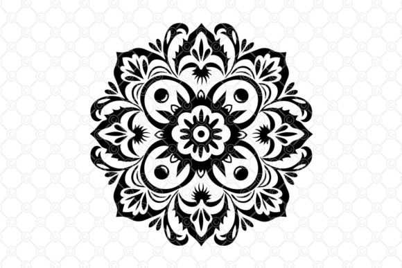 Download Indian Rangoli SVG, Decorative Art, 052 - Art Collection