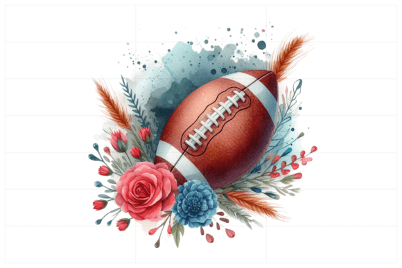 Download American Football Watercolor Clipart - Art Collection