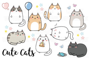 Download Kawaii Cats Clipart - Art Collection