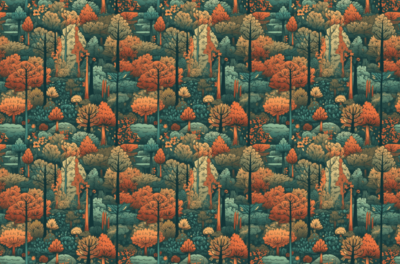 Download Retro Nature Patterns - Vintage Clipart - Art Collection