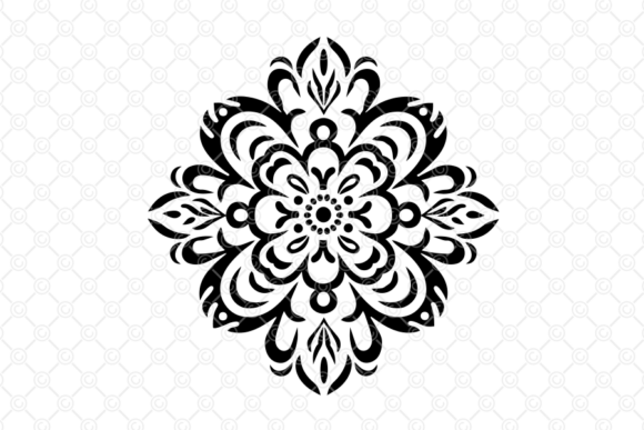 Download Indian Rangoli SVG, Decorative Art, 054 - Art Collection
