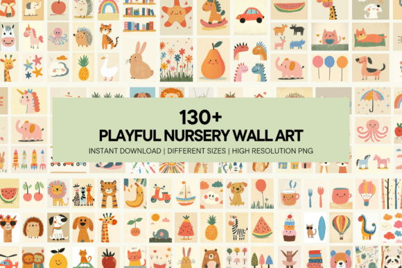 Download Playful Nursery Prints Wall Art - Art Collection
