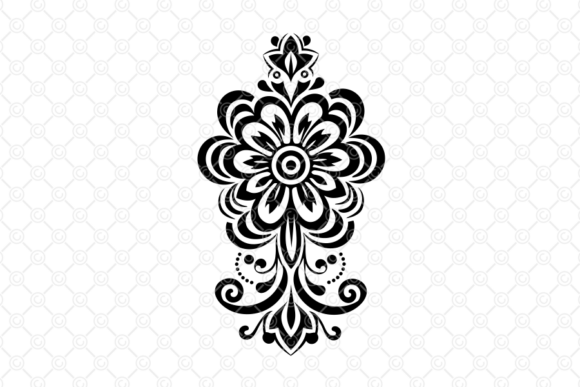 Download Indian Rangoli SVG, Decorative Art, 099 - Art Collection