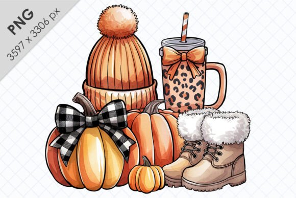 Download Watercolor Autumn Collage PNG Clipart - Art Collection
