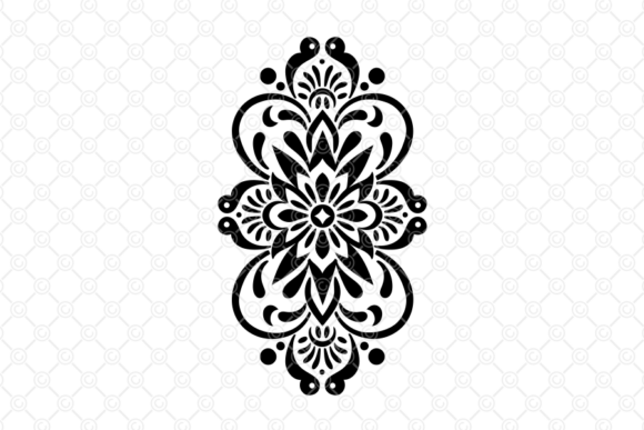 Download Indian Rangoli SVG, Decorative Art, 053 - Art Collection
