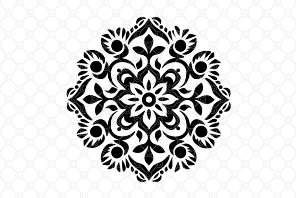 Download Indian Rangoli SVG, Decorative Art, 081 - Art Collection
