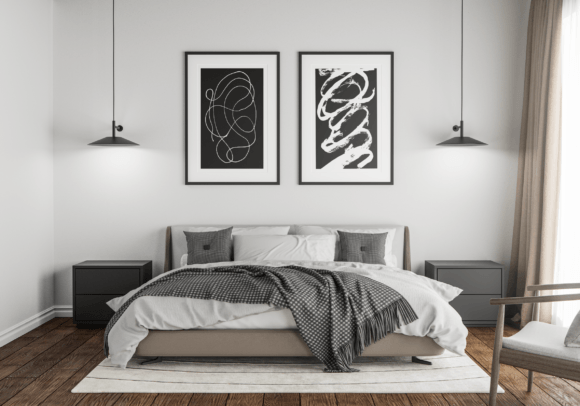 Download Set of 2 Minimalism Geometric Wall Art - Art Collection