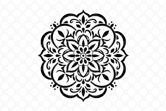 Download Indian Rangoli SVG, Decorative Art, 015 - Art Collection