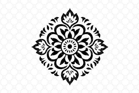 Download Indian Rangoli SVG, Decorative Art, 061 - Art Collection