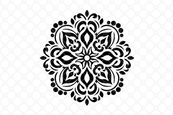 Download Indian Rangoli SVG, Decorative Art, 068 - Art Collection