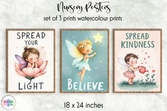 Download Fairy Affirmation Nursery Prints - Prints Collection