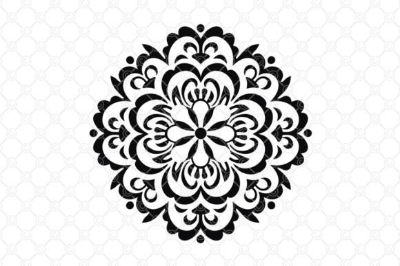 Download Indian Rangoli SVG, Decorative Art, 088 - Art Collection