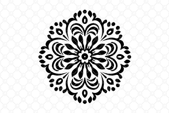 Download Indian Rangoli SVG, Decorative Art, 090 - Art Collection