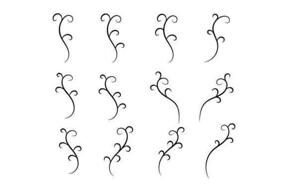 Download Line Art Floral Design Elements - Art Collection