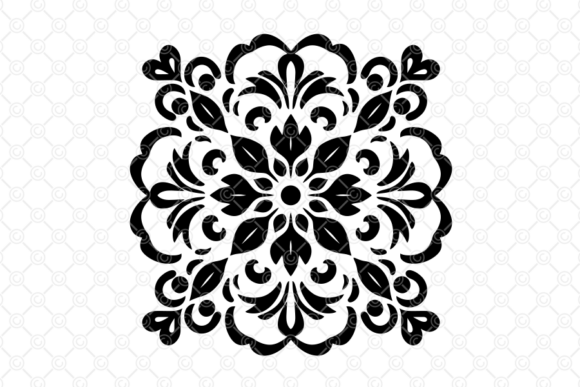 Download Indian Rangoli SVG, Decorative Art, 086 - Art Collection