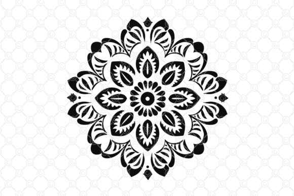 Download Indian Rangoli SVG, Decorative Art, 042 - Art Collection